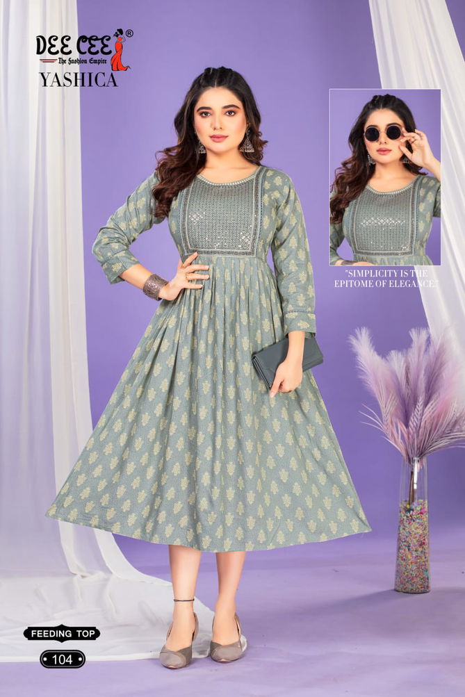 Yashica By Deecee Rayon Printed Kurtis Wholesale Shop In Surat